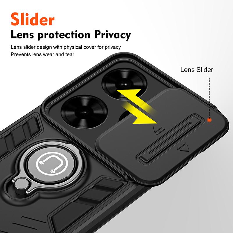Luxury Magsafe Magnetic Wireless Charging Armor Case For Tecno Spark 20 20C 30 Pro Slide Camera Protection Cover Spark 30 Pro