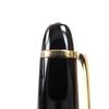 Excellent MONTBLANC fountain pen Meisterstck pix 145 classic Black gold 14K mens Used