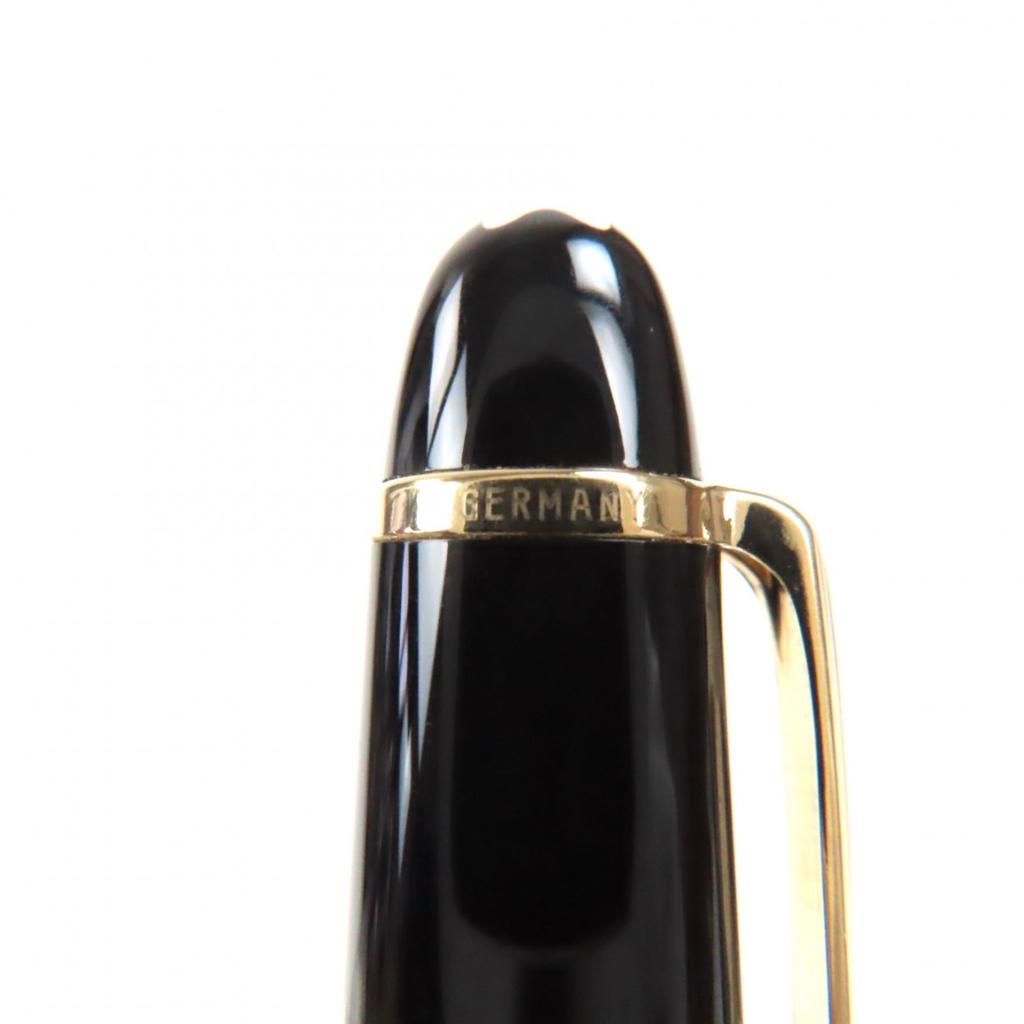 Excellent MONTBLANC fountain pen Meisterstck pix 145 classic Black gold 14K mens Used