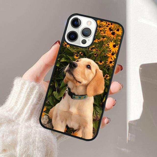 Etui na telefon z Golden Retrieverem Przyjaciel Dla iPhone 17 Air 13 12 14 15 16 Pokrowiec Dla Apple Pro Max Plus Coque