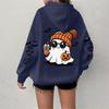 Women's Sweatshirt Casual Long Sleeve Atmosphere Top Loose Popular Round Neck Pullover Sweatshirt Top