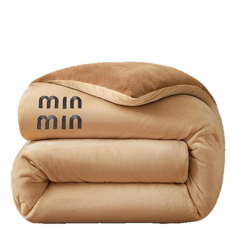 Milchsamt Verdickte Winterdecke: Warme Baumwollbettwäsche für den Wohnheimgebrauch