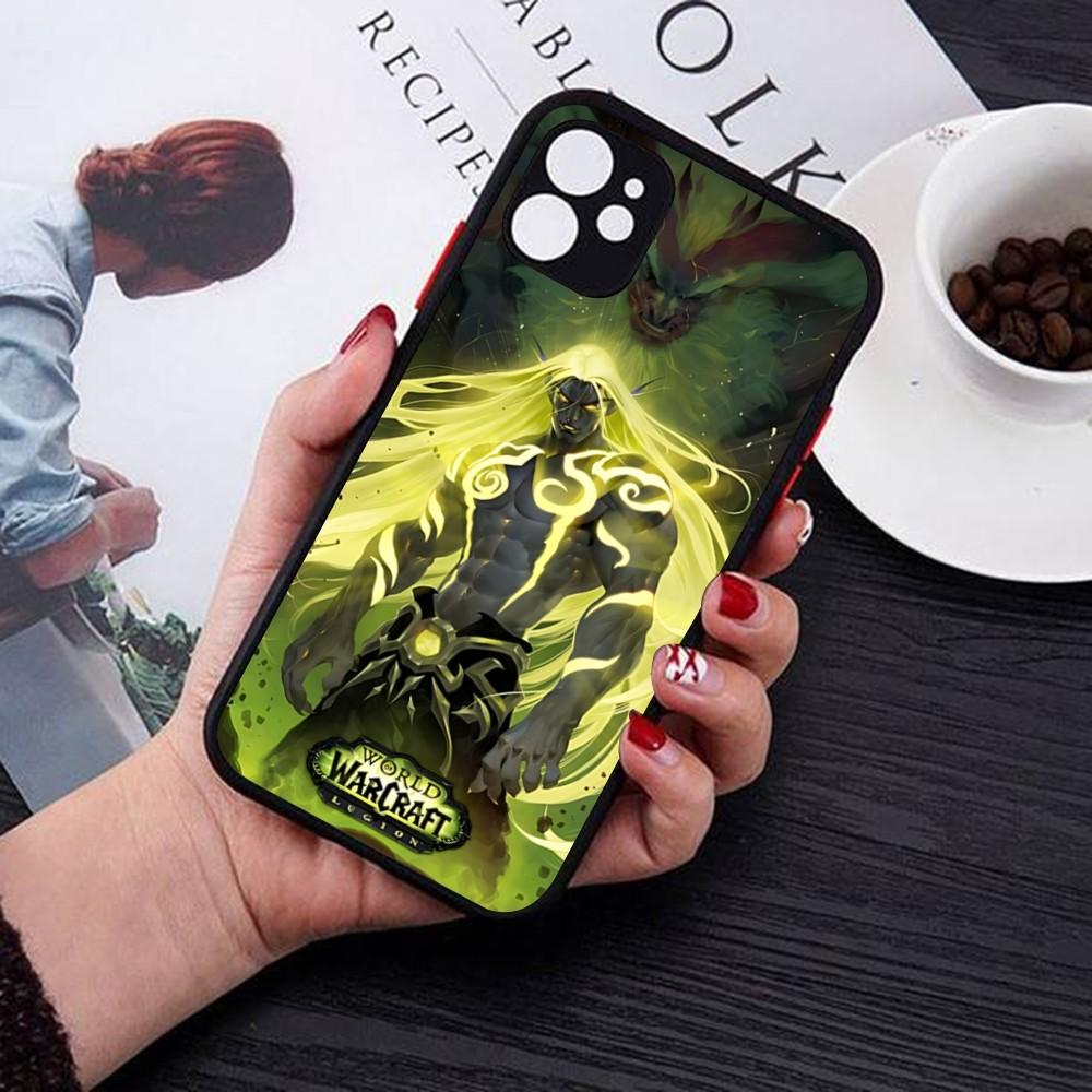 World Of Warcraft Phone Case For iPhone 18 14 11 12 13 Mini Pro Max 8 7 Plus X XR XS MAX Translucent Matte Cover