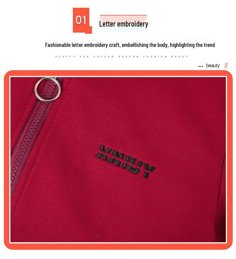 Woodpecker Women's Fleece-Lined Sportswear Set - 2025 New Style for Spring To Autumn, Perfect for Middle-Aged Mothers.