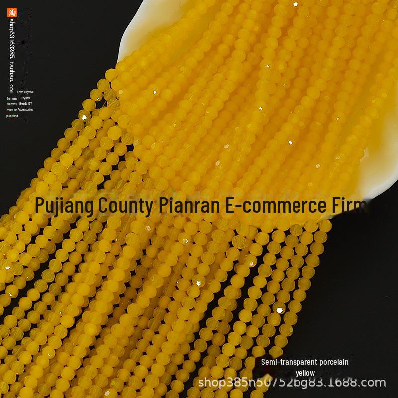 Crystal Globe Beads: 4mm DIY Jewelry, Tassel, Clothing & Luggage Accessories