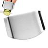Stainless Steel Hand  Finger Guard Adjustable Food Cutting Finger Protector Kitchen Hand Chopping Protector Avoid Hurt