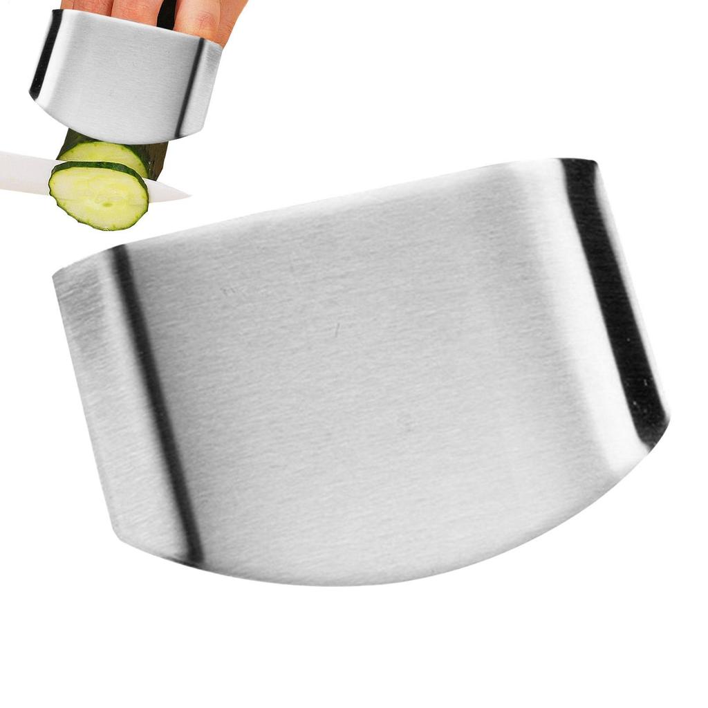Stainless Steel Hand  Finger Guard Adjustable Food Cutting Finger Protector Kitchen Hand Chopping Protector Avoid Hurt