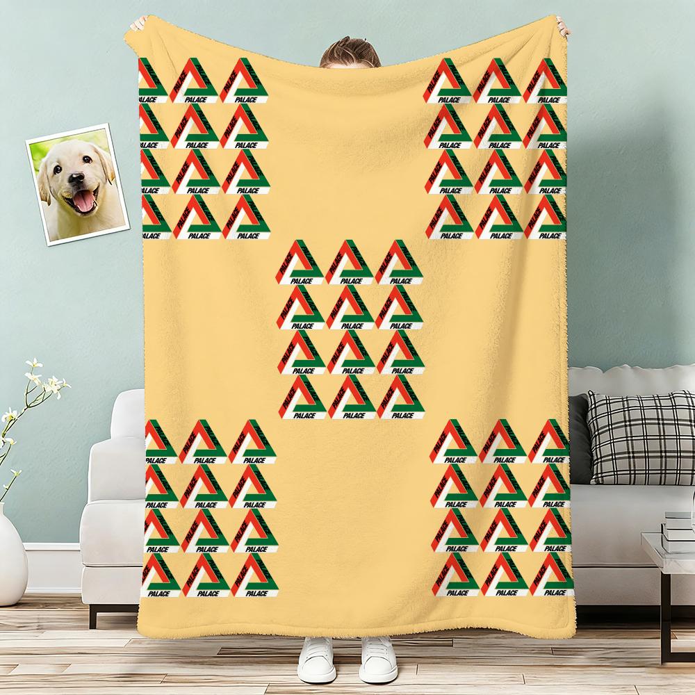 Skateboard P-Palace Throw Lightweight 240g Flannel Blanket Soft Skin-friendly for Summer Cooling 75x90cm