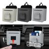 Car Air Vent Storage Holder, Car Vent Organizer, PU Leather Vent Storage Bag Pocket Car Air Vent Outlet Automotive Accessories
