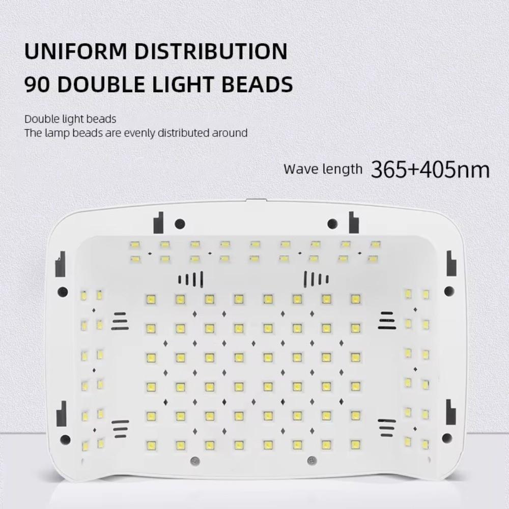 90LEDs LED UV Curing Lamps Multifunctional Hand Pillow Light  for Manicure Salon