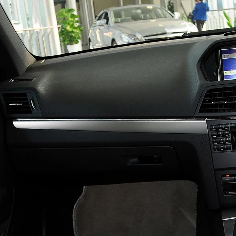Hot Interior Mouldings RHD Car For Mercedes Benz E Class Coupe W207 C207 2009-2016 Dashboard Panel Trim Strips Decoration Sticke