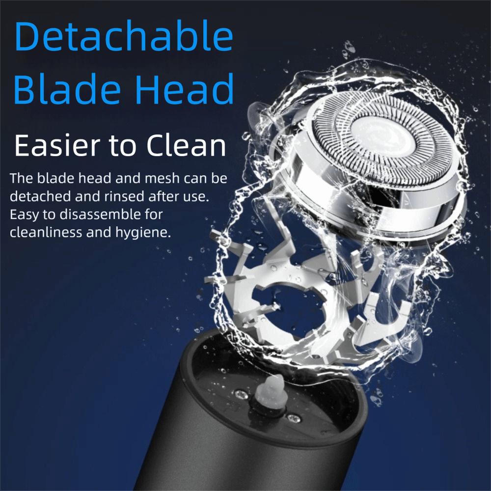 Cordless Design Electric Shaver IPX6 Waterproof Mini Shaver Portable Shaver  Gift For Men