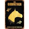 The Godfather Movie Vintage Metal Tin Sign Home Decor Gift 20x30cm