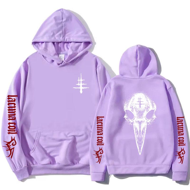 Sleepless Empire Hoodie Rock Band Lacuna Coil Sweatshirts Long Sleeve Street Style Fashion Autumn Fleece Men Pullovers