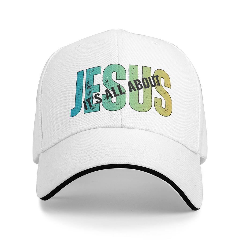 Jesus Saves  Sun Baseball Cap Summer Unisex-Teens  Print Hip Hop Hats Wholesale Street Style Hiking Fishing Snapback Cap