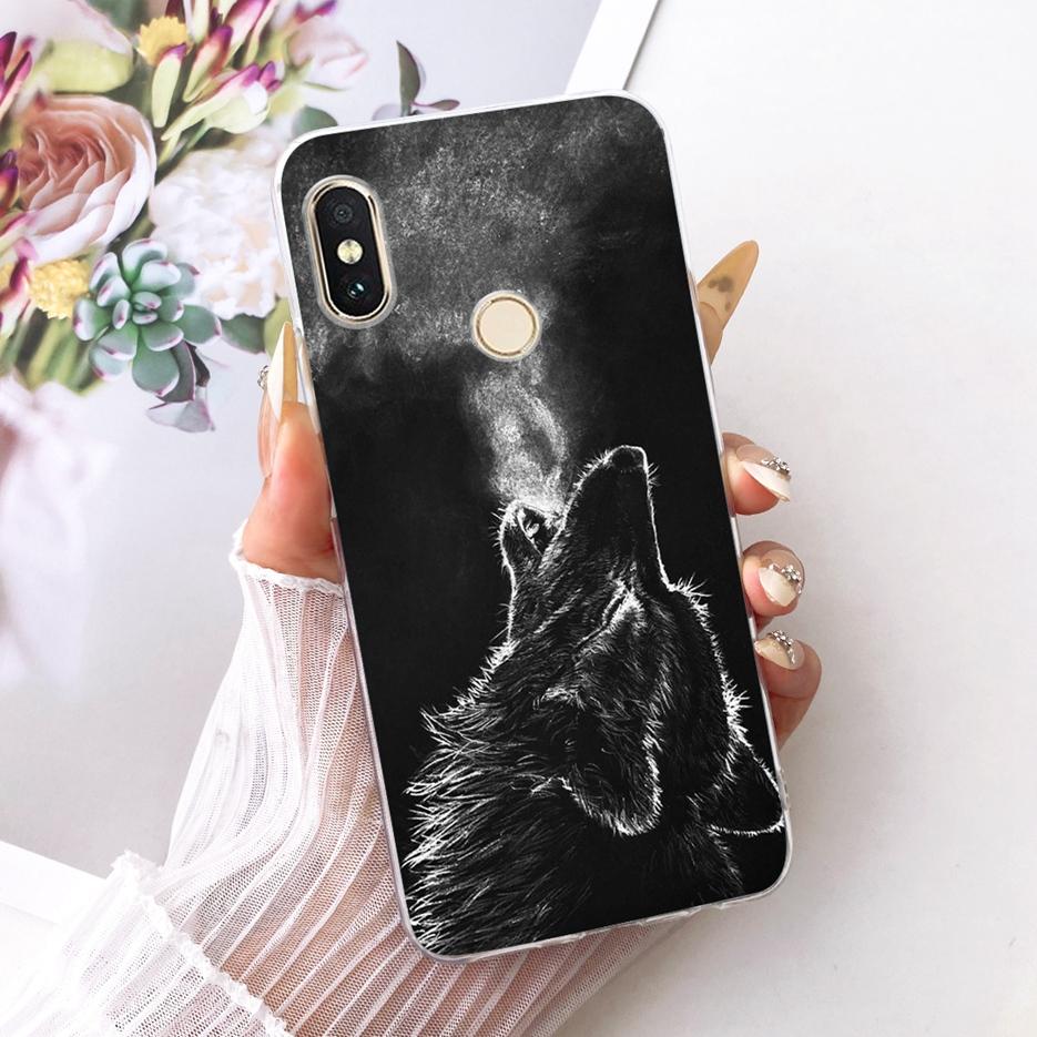 For Xiaomi Redmi Note 6 Pro Case Luxury Butterfly Tree Painted Cover Soft Silicone Case For Xiaomi Mi A2 Lite Redmi 6 Pro Fundas