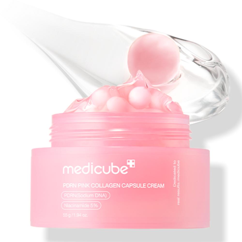 Medicube PDRN Pink Capsule Cream 55ml - Firming Hydration Care, Korean 55ml(1pc)