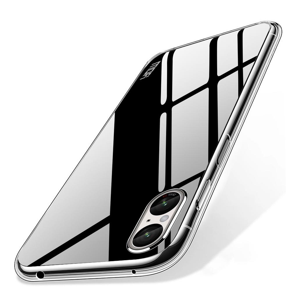 MOFI Für Sony Xperia 10 VI Hülle Transparent Weiches TPU Schutz Handyhülle