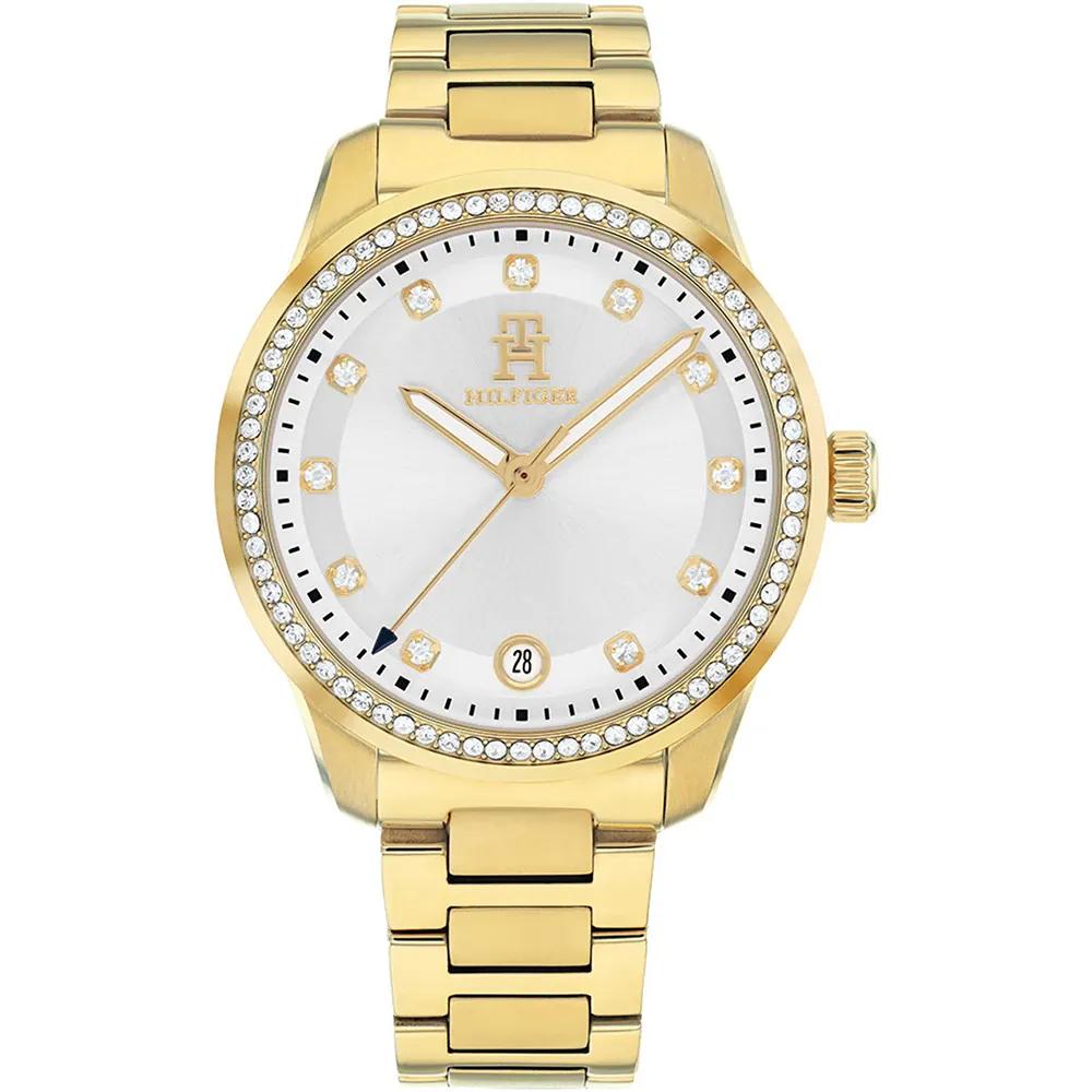 Tommy Hilfiger Historical Collection Silver Dial Gold Stainless Steel Ladies  Quartz Watch 1782758 серебряный