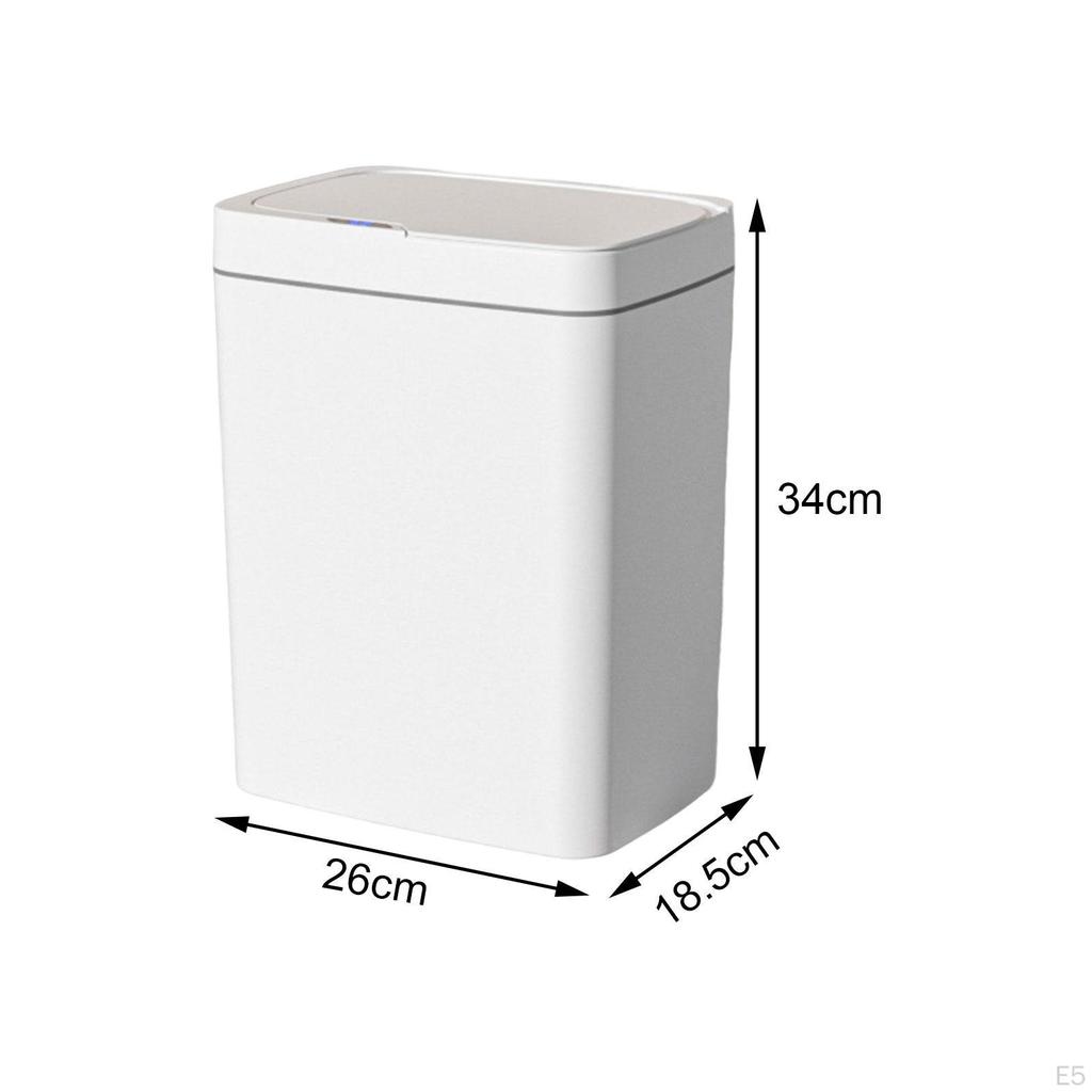 Smart Trash Can Rubbish Touchless Garbage Bin Rechargeable for Bathroom