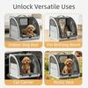 Foldable Car Dog Cat Carrier Breathable Car Pet Travel Bag Portable Dog Kennel Bag  Travel