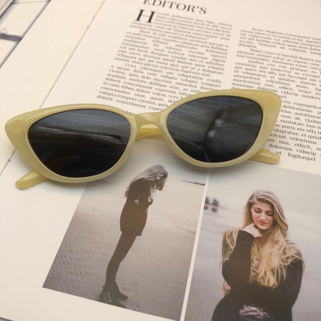 Retro luxurious Cat Eye Sunglasses Women Small Frame Sun Protection Sun Glasses 90s Glasses UV400 Shades Women Summer Eyewear