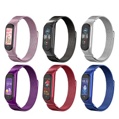 Magnetic Mi Band 7 Strap Metal for Xiaomi Mi Band 7 6 5 4 3 Wristband Bracelet Watchband Replacement Strap For Xiaomi Mi Band 6 5 4 3 Wrist Band