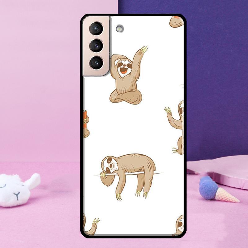 Baby Sloth Phone Case For Samsung Galaxy S25 Ultra S24 S23 Ultra S9 S10 S20 S21 S22 Plus S24 FE Cover