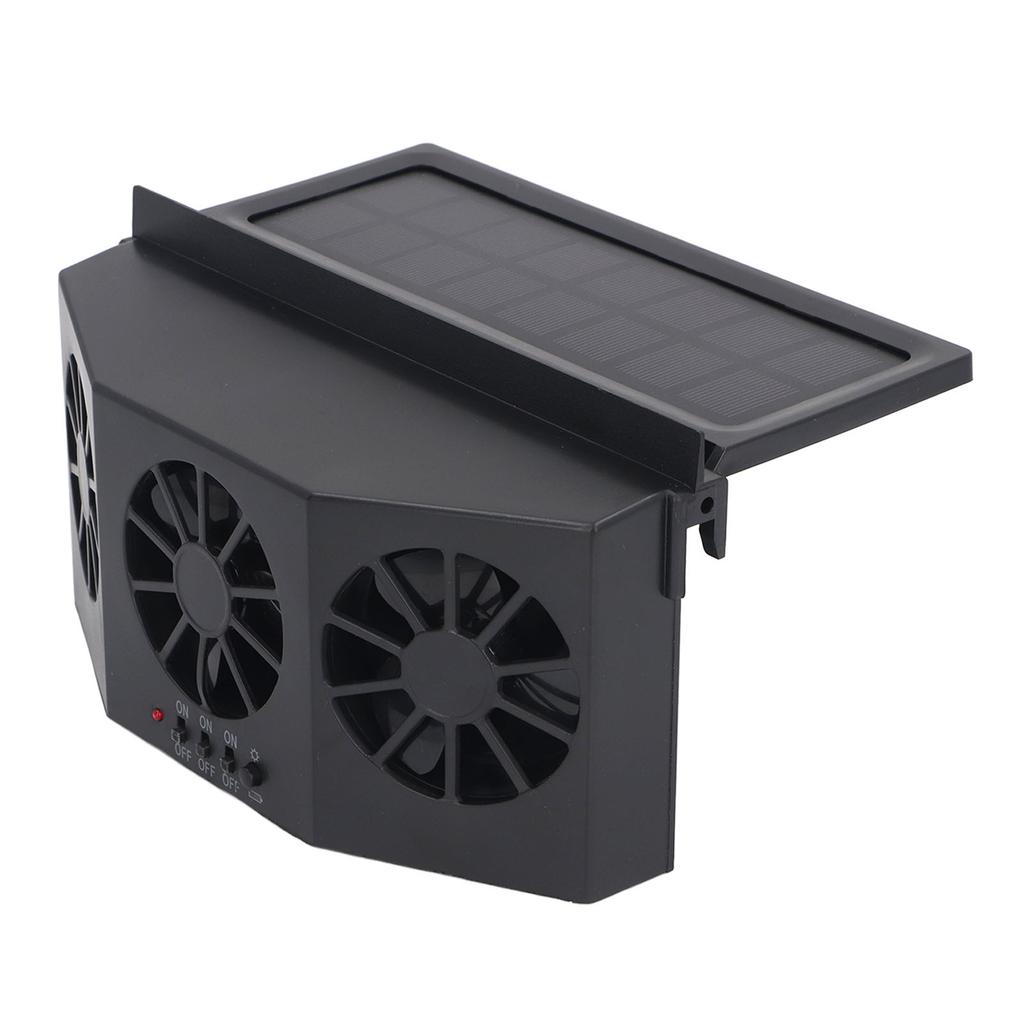 Samochodowy wentylator wyciągowy Wentylator cyrkulacji powietrza zasilany energią słoneczną Samochodowy wentylator do szyb do usuwania zapachów ciepła