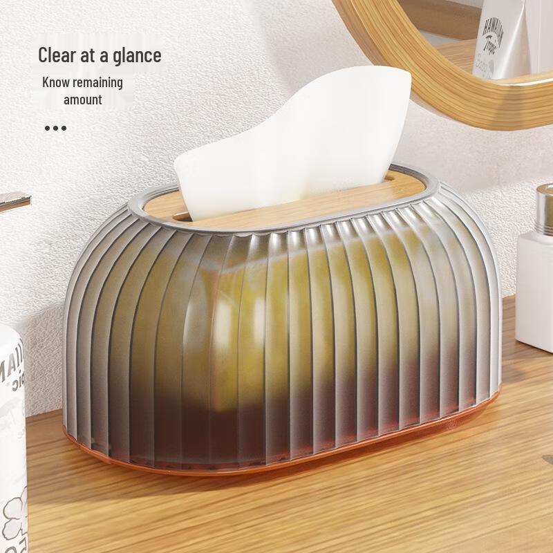 Nordic Multi-functional Tissue Box with Remote Organizer