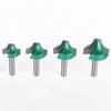 Alloy Router Bit 8mm Shank Collection Including Flat Ballnose V Shaped Cutters for Woodcrafts Projects