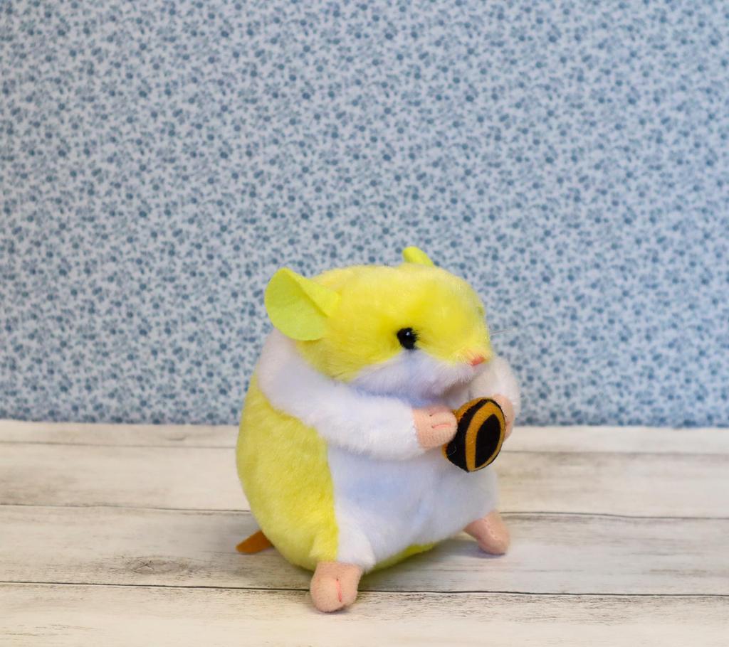 Takeoff Baby Palette Hamster Plush Toy, Yellow