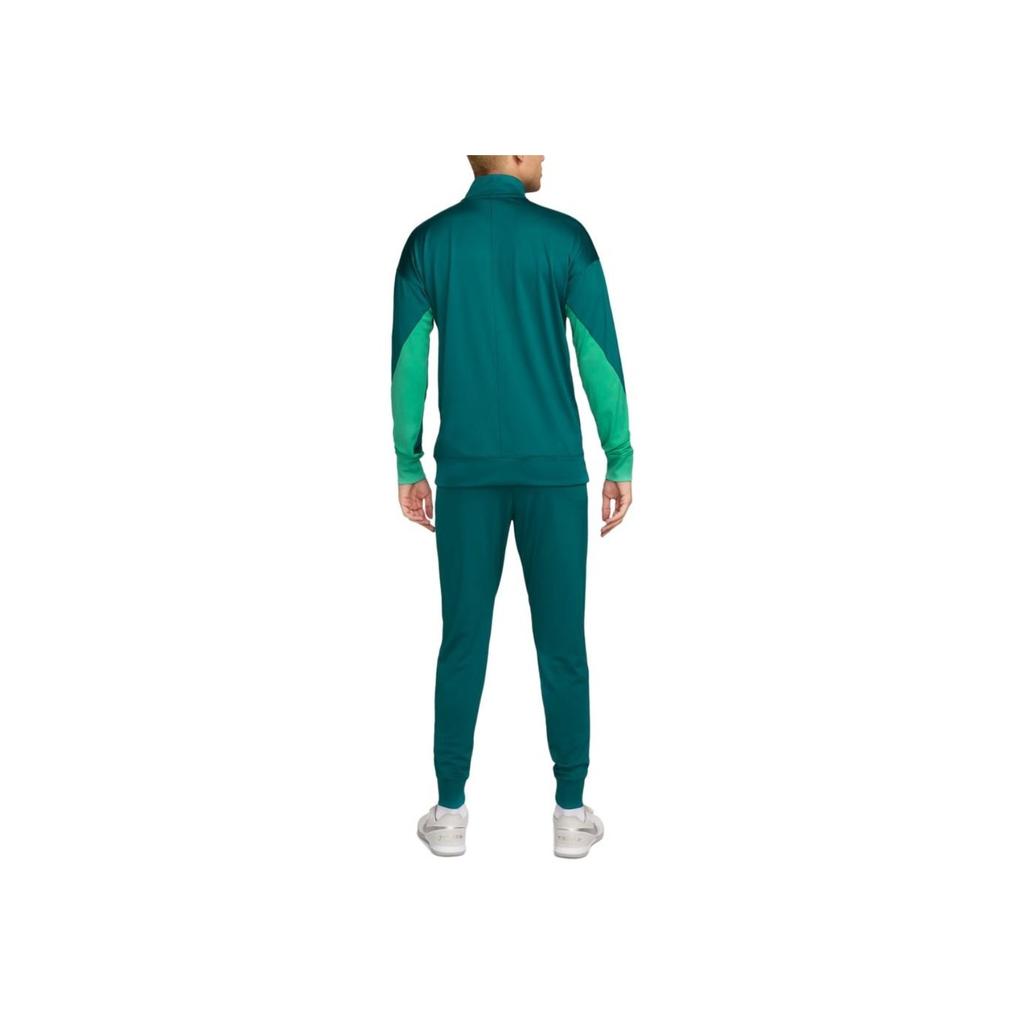 Nike Dri-Fit Strike Stand Collar Long Sleeve Retro Sports Color Block Jacket And Elastic Trousers Casual Sports Suit Unisex suit Green FJ2344-381
