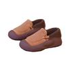 Fleece warm cotton shoes women's 2025 autumn and winter wear new loafers non-slip soft-soled retro fluffy shoes