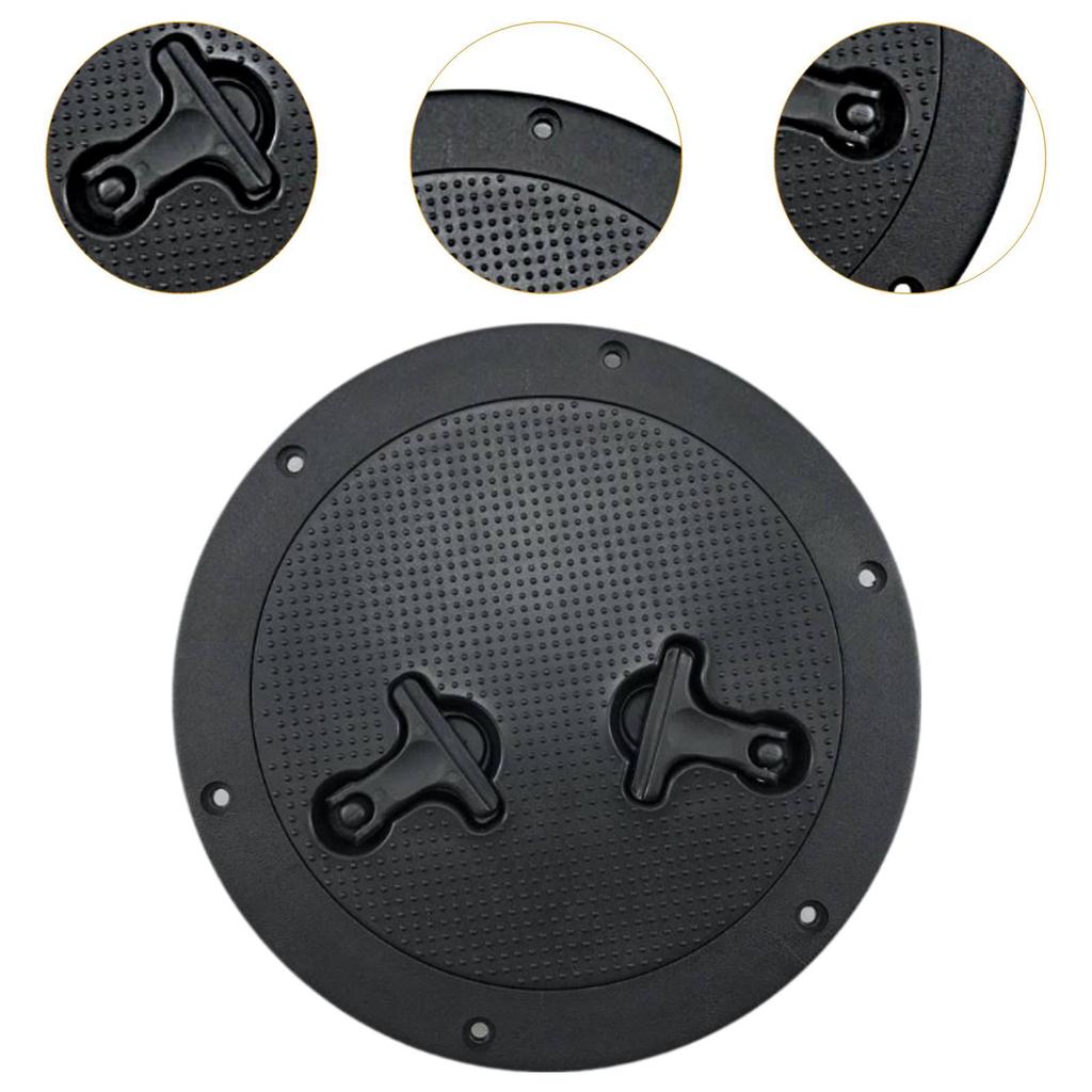 Weatherproof Boat Deck Cover Inspection Hatch Plate Non Slip Marine Accessories for Waterproof Boat Protection