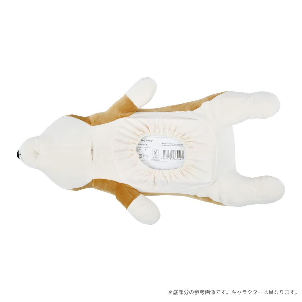 Livheart 2-stronny pokrowiec na chusteczki, Premium Nemunemu Animals Kamukamuzu Delfin Apollo (Całkowita długość około. 46cm), Stylowy wiszący design, 18512-67