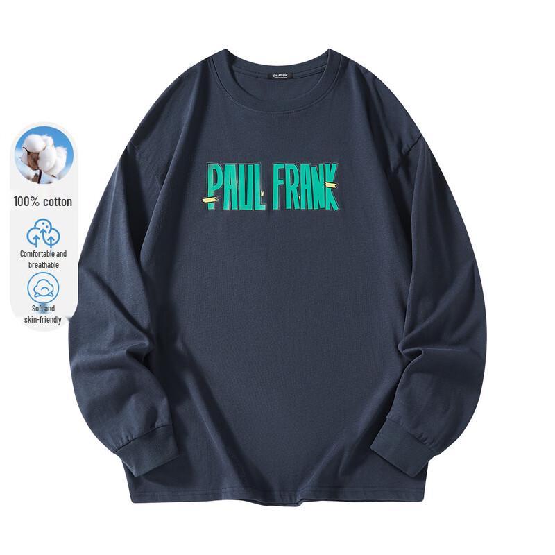 Paul Frank Men's Loose Fit Pure Cotton Long Sleeve T-Shirt
