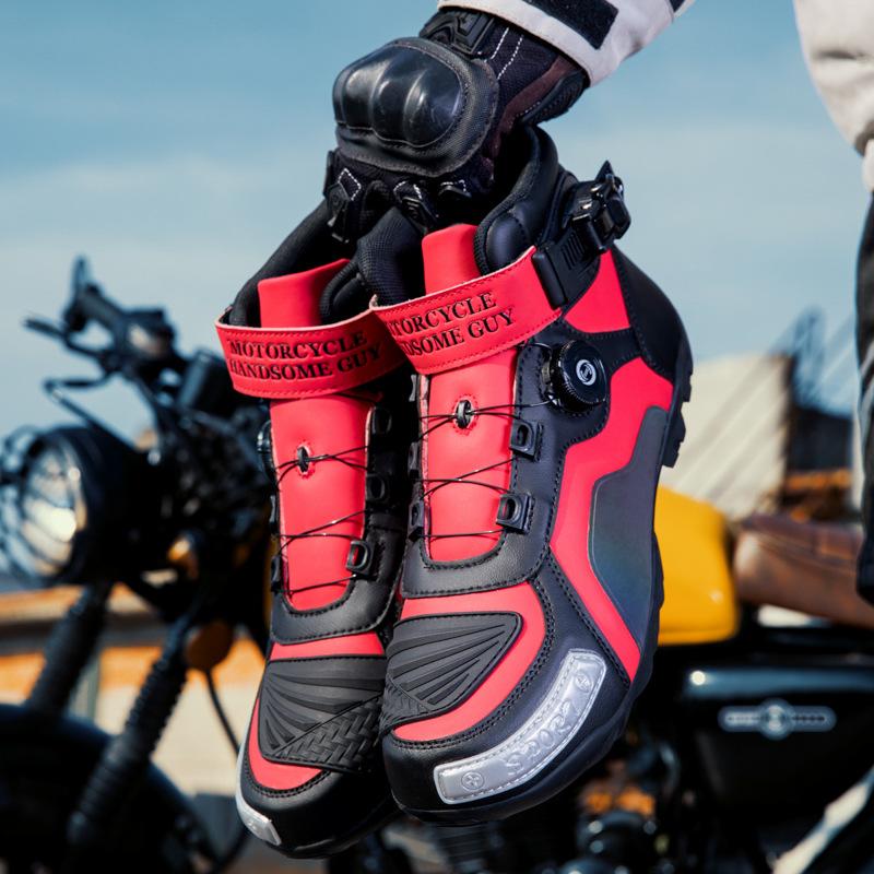 

Wear Resistant Riding Motorcycle Shoes Men s Women s Off-road Racing Couple Travel Commuting Knight Boots 47