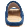 KUROO Bamboo Indoor Outer and Sizes Slippers, Cool, Non-Steamy, Quiet, Wear, Spring/Summer, Stitching, Women's Men's, Blue, 22.5cm-29.0cm