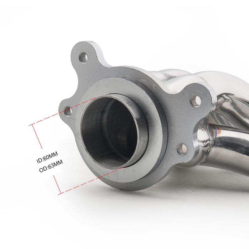 Coletor de Escape 4-1 em Aço Inoxidável para 02-05 Acura RSX DC5 Civic Si EP3 K20A3 Sistema de Escape de Performance