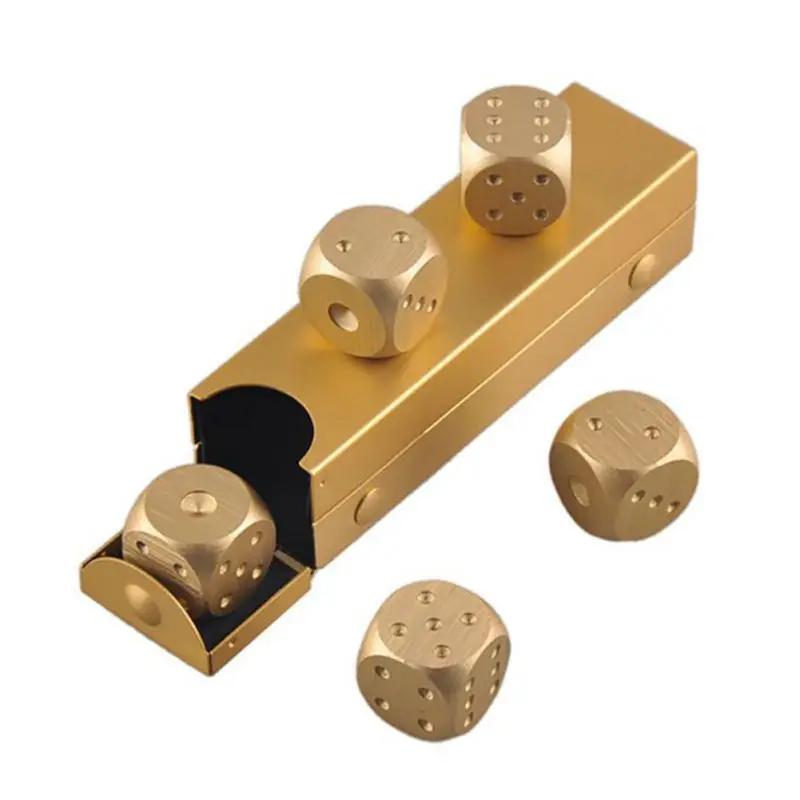 5 Stück Aluminiumlegierung Würfelset Whisky Würfelsteine Eiswürfel Eimer Wiederverwendbar Wein kühl halten Poker Party Würfel Zubehör