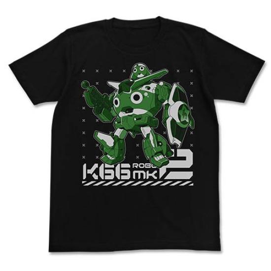 

Cospa Keroro Gunso Keroro Robo Mk-2 T-shirt BLACK XL size