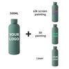 Custom Logo Double Wall Vacuum Insulated Small Mouth 350ML 500ml 750ML Small Mouth Stainless Steel Sports Water Bottle