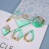Silicone Earring Mold Resin Mold Jewelry Making Casting Tools Earring Hooks for Craft DIY Charms Pendant Earring Making