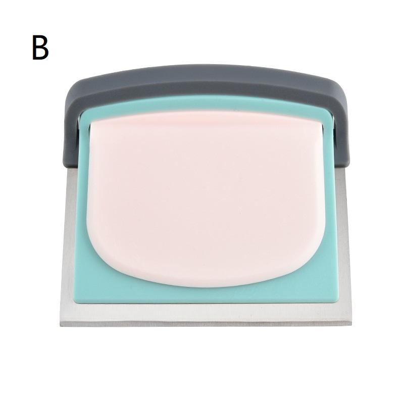 1Pcs Stainless Steel Pastry Cutters Noodle Knife Cake Scraper With Scale Baking Cake Cooking Dough Scraper Baking Accessories