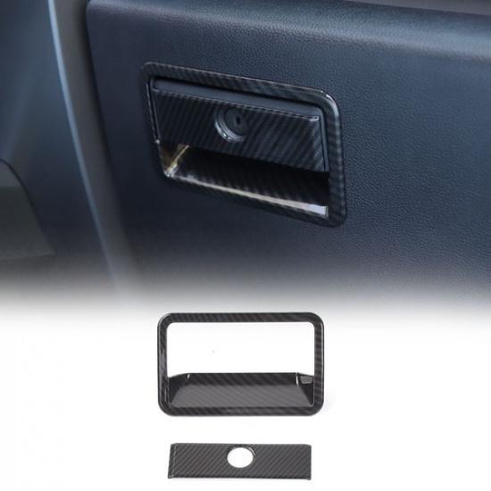 

Co-pilot Storage Box Handle Frame Decor Cover For Ford F-150 15-20 Carbon Fiber