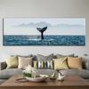 Landscape Canvas Painting Seascape Whale Tail Posters and Prints Wall Art Pictures Bedroom Living Room Home Decor No Frame