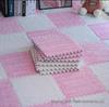 Plush Puzzle Rug: Thickened, Removable, Cold-Insulating Floor Mat for Living Room, Bedroom, or Bedside