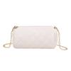 Bag women's new rhombus embroidery chain small cylinder bag casual mobile phone, bag small bag