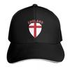England Flag St Georges Cross Baseball Cap Six Panel Structured Crown Sun Protection Upf 50 Breathable Mesh Back